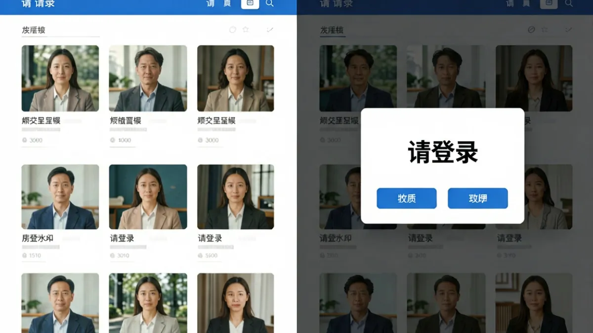 对比展示javbus官方镜像站与仿冒钓鱼站的页面特征差异，包括域名格式和页面结构
